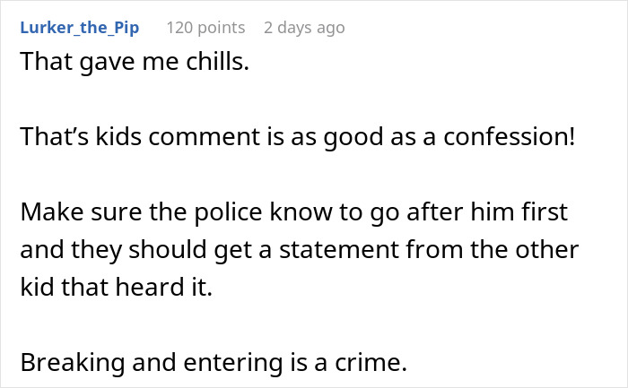Screenshot of a comment discussing a student's creepy comment and legal concerns. Screenshot of a comment discussing a student's creepy comment and legal concerns.
