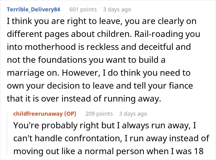 26YO Has Gut Feeling Fianc&eacute; Wants To Get Her Pregnant Despite Her Not Wanting Kids, She Leaves