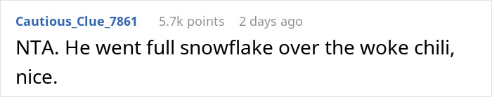 Comment about prank on anti-woke cousin, user finds it humorous. Comment about prank on anti-woke cousin, user finds it humorous.