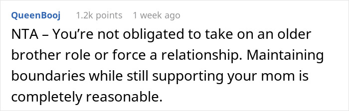 Teen Prioritizes His Mom Over Her New Family, Doesn’t Get Why Everyone’s So Upset Teen Prioritizes His Mom Over Her New Family, Doesn’t Get Why Everyone’s So Upset