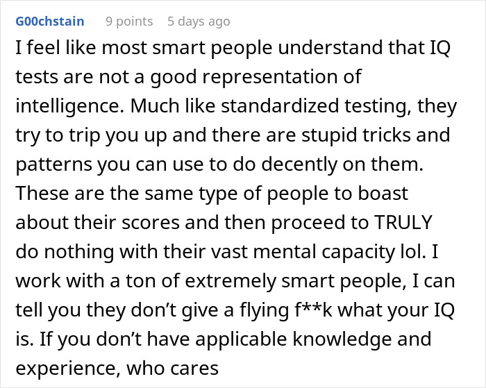 Man Uses His 131 IQ To Insult Others, Gets Humbled In The Best Way