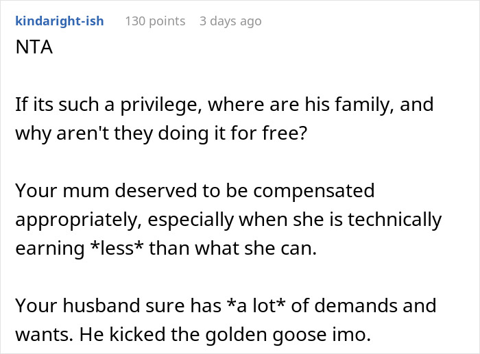 Husband Complains Grandma&rsquo;s Babysitting Is "Too Expensive," Learns The Hard Way How Cheap It Was