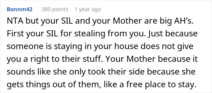 Comment discussing SIL and expensive skincare conflict.