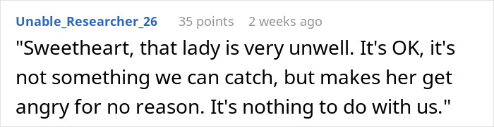 Comment about an angry restaurant experience shared by user Unable_Researcher_26.