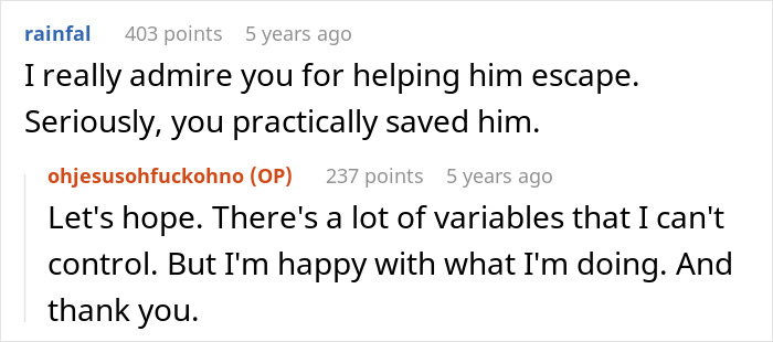 Reddit comments discussing a teen's actions to support their brother's identity with religious parents.