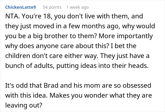 Teen Prioritizes His Mom Over Her New Family, Doesn’t Get Why Everyone’s So Upset Teen Prioritizes His Mom Over Her New Family, Doesn’t Get Why Everyone’s So Upset