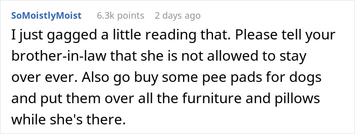 Comment about a roommate's no-pants habit, suggesting pee pads for furniture protection. Comment about a roommate's no-pants habit, suggesting pee pads for furniture protection.