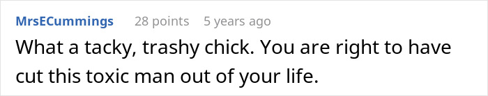Comment criticizing a woman and supporting a teen for distancing from a toxic "new mom. Comment criticizing a woman and supporting a teen for distancing from a toxic "new mom.