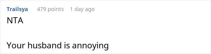 Comment on MIL renaming grandson, labeled NTA, criticizing husband's behavior.