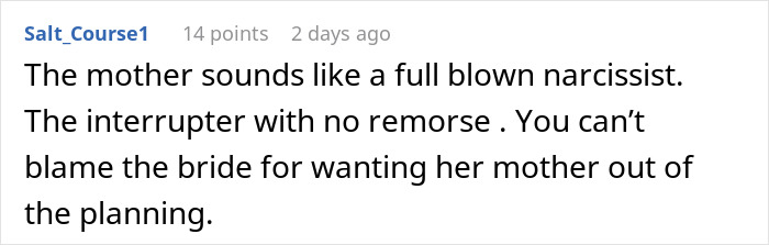 Commenter describes MIL as a narcissist and interrupts without remorse, relating to failing attention attempt. Commenter describes MIL as a narcissist and interrupts without remorse, relating to failing attention attempt.