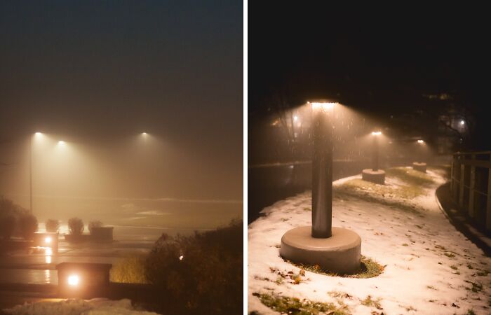 I Photographed Dense Fog On My College Campus