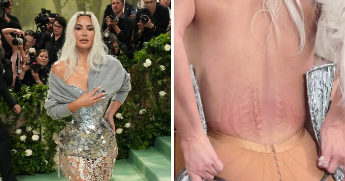 Kim Kardashian Revealed How Her Body Looked After Wearing That Ultra-Tight Met Gala Corset