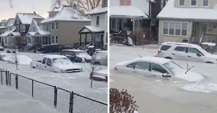 “How Is This Even Possible?”: People In Disbelief After Seeing Detroit Neighborhood Frozen