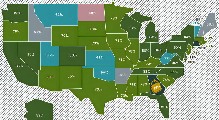 35 Fun Maps That Provide Interesting Facts And Statistical Data