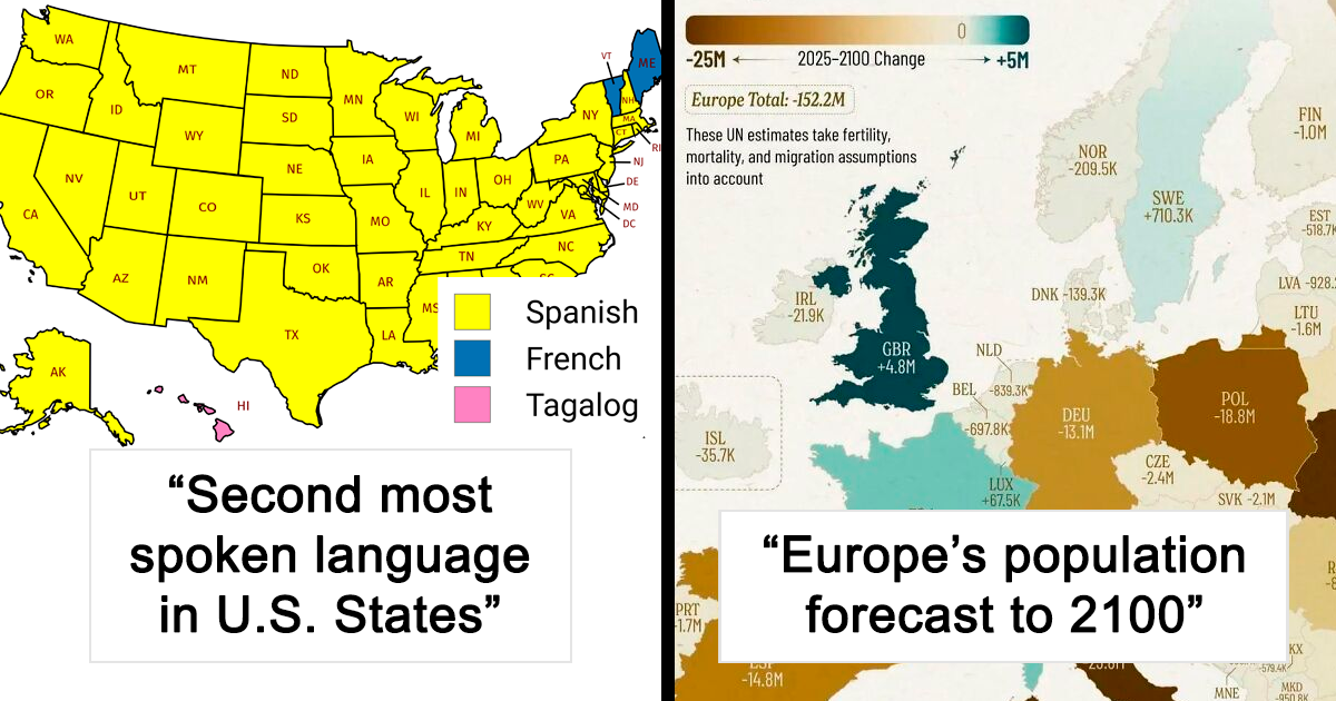 Intesting Map 35 Maps To Expand Your Knowledge Of The World | Bored Panda