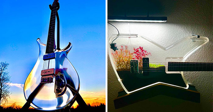 Burls Art Crafted 28 Extraordinary Guitars Using Unconventional Materials