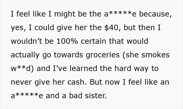 &ldquo;Learned The Hard Way To Never Give Her Cash&rdquo;: Woman Gives Sister An Ultimatum For $40