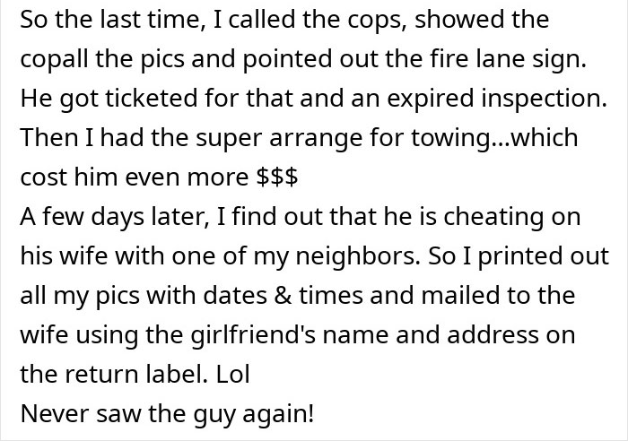 Text describing a situation where entitled Karens block emergency services and face consequences. Text describing a situation where entitled Karens block emergency services and face consequences.