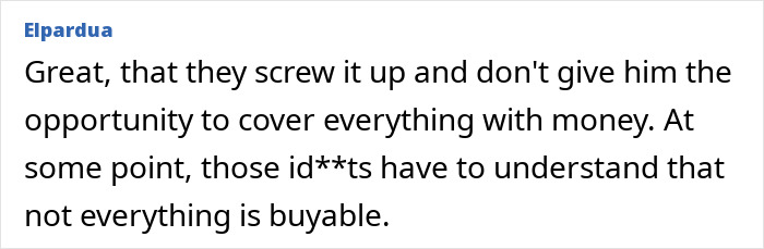 Text comment discussing the aftermath of an incident involving a lifeguard.