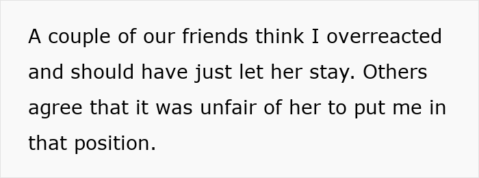 Text discussing opinions about bringing kids to a child-free birthday.