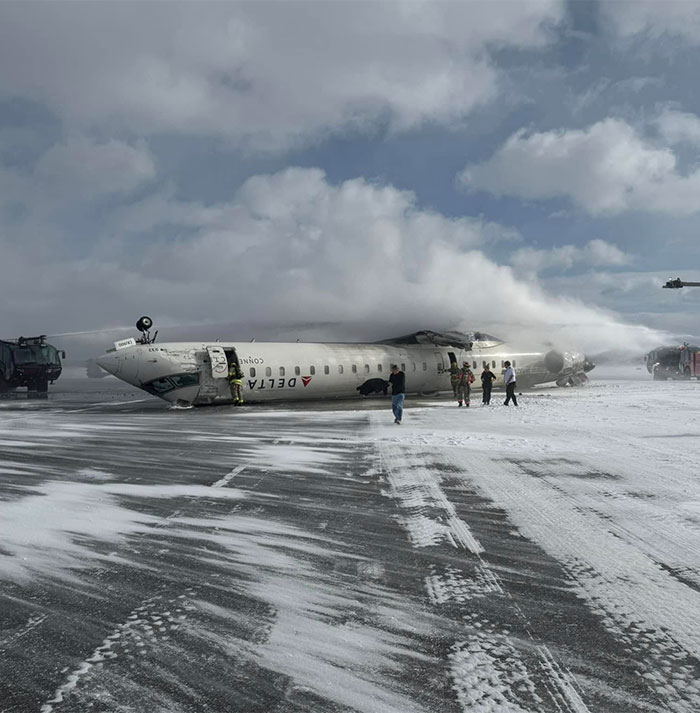 People Think Crashed Delta Flight In Toronto Should Have Been Canceled