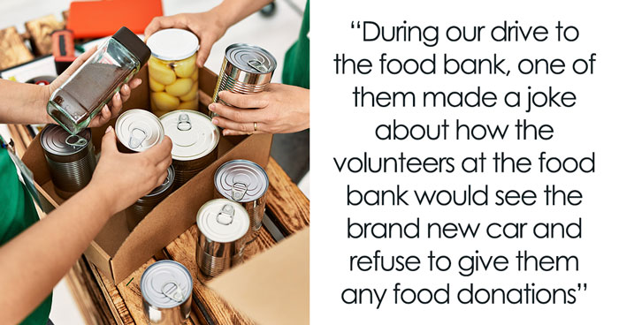 Person Calls Out Well-Off Friends For Shamelessly Using A Food Bank, They Shut Them Down Fast