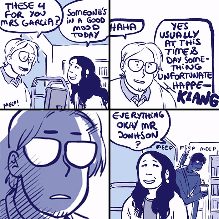 28 Comics About Rodney, A Creepy Loner With A Big Heart, By This Artist