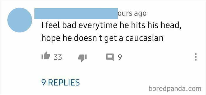 Comment with misspelled word causing grammar police to cringe.