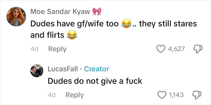 Comments discussing how men stare at women in gyms like a zoo, with emojis and reactions. Comments discussing how men stare at women in gyms like a zoo, with emojis and reactions.