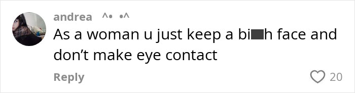 Comment discussing women's experiences at the gym, highlighting discomfort and unease related to being stared at by men. Comment discussing women's experiences at the gym, highlighting discomfort and unease related to being stared at by men.