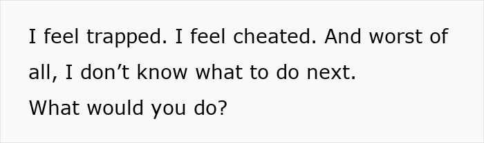 Man’s Life Turns Upside Down After Discovering Wife’s Secret: “I Feel Trapped” Man’s Life Turns Upside Down After Discovering Wife’s Secret: “I Feel Trapped”