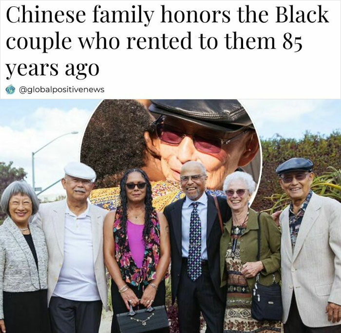 Chinese family and older couple reunited after 85 years, celebrating a touching, heartwarming moment that restores faith in humanity.