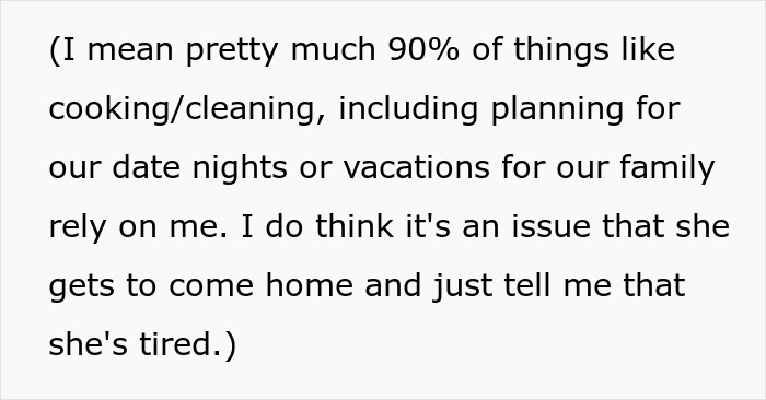 Text from husband listing tasks and discussing family responsibilities.