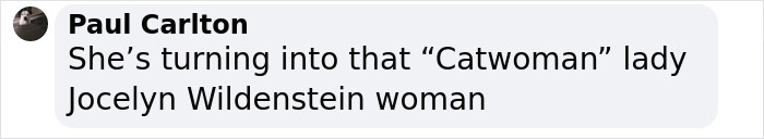 Comment mentioning "Catwoman" lady, related to Madonna steps out NYC.