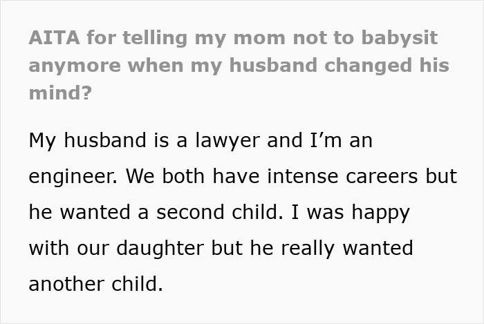 Husband Complains Grandma&rsquo;s Babysitting Is "Too Expensive," Learns The Hard Way How Cheap It Was
