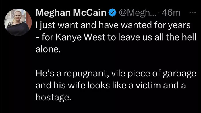 Tweet criticizing Bianca Censori's Grammys dress controversy. Tweet criticizing Bianca Censori's Grammys dress controversy.