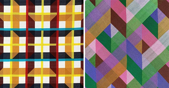 Artist Crafts Hypnotic Geometric Textiles That Appear 3D (26 Pics)