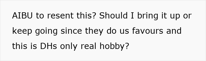 Text discussing resentment and parenting stress when others enjoy trail running as a hobby.
