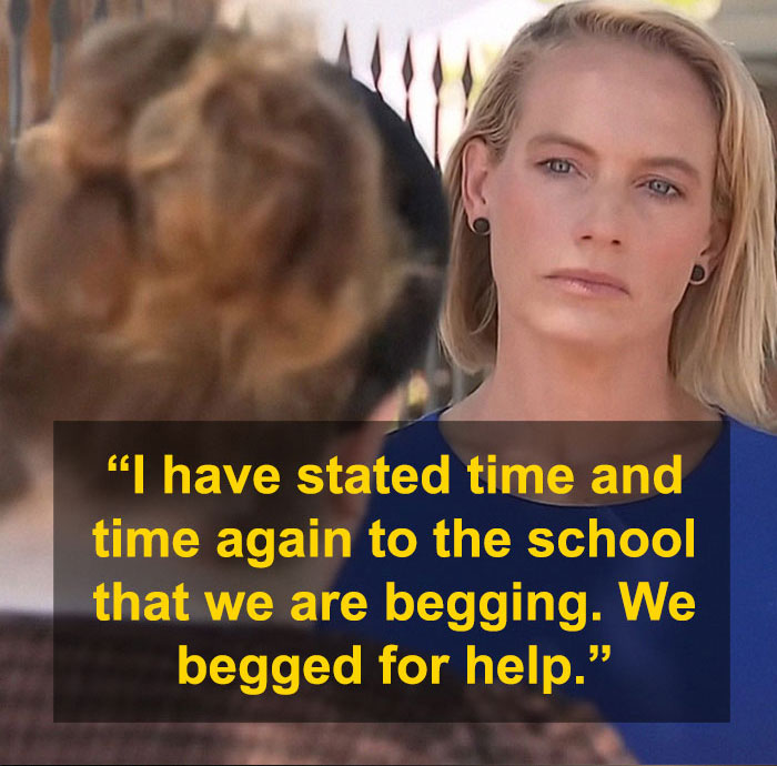 Don't Want To “Bury My Child”: Mass Support For Mom Who Burst Into School To Threaten Bully Don't Want To “Bury My Child”: Mass Support For Mom Who Burst Into School To Threaten Bully