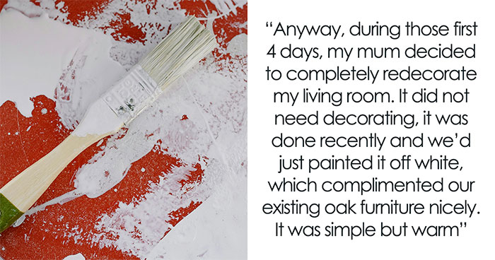 New Mom Comes Home From Hospital, Gets Mad Finding Mom’s Unsolicited ‘Makeover’ Of Her Lounge