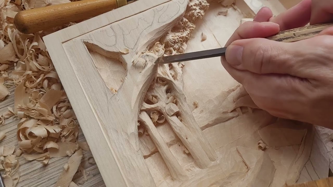 Wood Carving Process – The Old Bridge