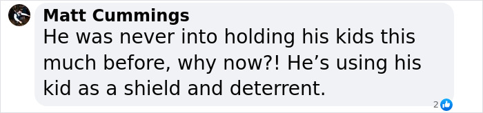Matt Cummings comments on Elon Musk and his son X, questioning Musk's motives and parenting choices.