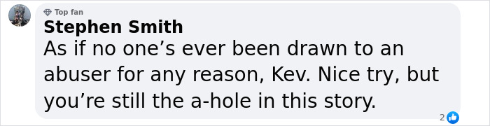 A social media comment related to Kevin Spacey and Guy Pearce claims.