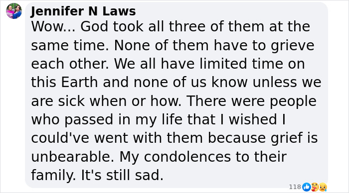 Jennifer N Laws comments on theories about Gene Hackman, wife, and pet's mysterious deaths, expressing condolences.