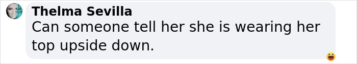 Comment on Vera Wang's upside-down bra look, questioning the outfit choice. Comment on Vera Wang's upside-down bra look, questioning the outfit choice.