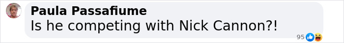 Comment questioning if Elon Musk is competing with Nick Cannon. Comment questioning if Elon Musk is competing with Nick Cannon.