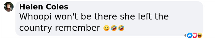 Comment on Whoopi Goldberg's absence with emojis showing disbelief. Comment on Whoopi Goldberg's absence with emojis showing disbelief.