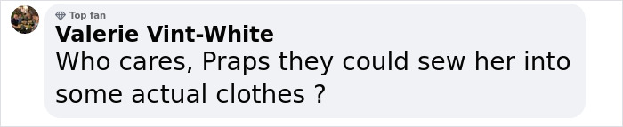 Comment on Bianca Censori's $70k plastic surgery makeover, suggesting a change in clothing style.