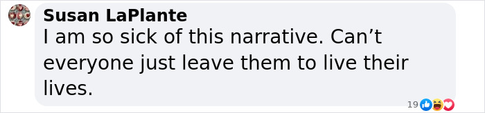 Text exchange discussing Meghan Markle and narrative, with comments showing frustration.