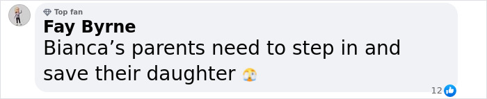 "Comment expressing concern over Bianca Censori incident at Grammys 2025.